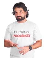 T-shirt Mais Literatura e Menos Violência Branca