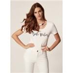 T-Shirt Malha Silk Bali Vibes Off White - G