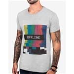 T-shirt Offline Mescla Escuro 103393