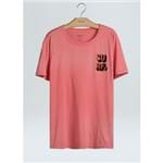 T-Shirt Over Colored Surf Cromo-Melancia - M