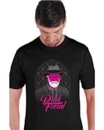 T-shirt Pink Freud Preta
