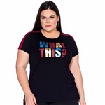 T-Shirt Plus Size What This? P