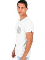 T-shirt Pocket Waves-branco-m