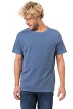 T-Shirt Premium com Bolso Lisa Azul Marinho Azul Marinho/P