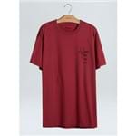 T-Shirt Regular Color Stc Minimal-Carmim - P