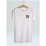 T-Shirt Rough 21a-Branco - GG