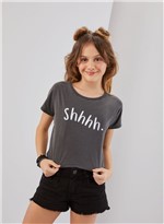 T-shirt Shhhh Preto G