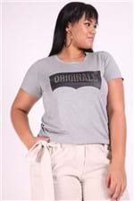 T-shirt Silk Originals Plus Size Cinza M