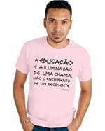 T-shirt Sócrates Rosa