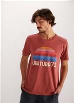 T-shirt Tinturada Silk Ubatuba72 V Marrom G