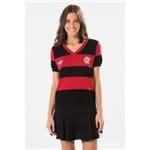 T-Shirt Tricot Flamengo Vermelha C/ Preto - M