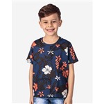 T-shirt Tropical Azul Niños 500008