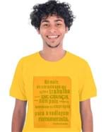 T-shirt Vadiagem Remunerada Amarela