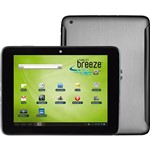 Tablet AOC Breeze 8Y3282-H 8GB Wi-fi Tela IPS HD 8" Android 4.1 Processador Cortez A9 Dual Core 1.6 GHz - Prata