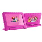 Tablet + Cartão de Memória de 16 Gigas, Infantil das Princesas Disney com Capa Emborrachada, Bluetooth, Conexão Otg, 7 `polegadas, Android 7.0, Kid Pad Plus Nb281