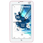 Tablet Dl Socialphone 700, Android 5, 8gb, Wi-Fi, 3g, Rosa Neon - Tx315rno