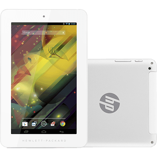 Tablet HP 7.1 1201BR 8GB Wi-Fi Tela 7"Android 4.2 Processador Cortex A7 Quad-Core 1.0 GHz - Prata + Película