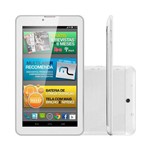 Tablet M7I- 3G Quad 8GB 7" GPS Branco Multilaser- NB245