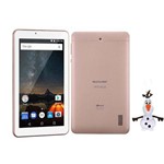 Tablet Rosa Tela 7 Polegadas Android 7.0 M7s Plus Nb275 Multilaser, Bluetooth, Dual Câmera, Conexão Modem 3g, Wifi + Urso Frozen