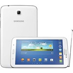 Tablet Samsung com TV Digital Galaxy Tab 3 T211M 8GB Wi-fi + 3G Tela TFT HD 7" Android 4.1 Processador Cortex-A9 Dual-core 1.2 GHz - Branco