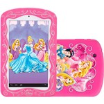 Tablet Tectoy Princesas 8GB Wi-Fi Tela 7" Android 4.2 Processador Intel Atom Dual Core 1.2 GHz - Rosa + Capa Princesas Rosa