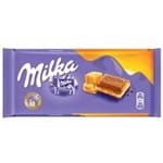 Tablete de Chocolate Creme e Caramelo 100g - Milka