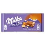 Tablete de Chocolate Peanut Crispy Caramel 90g - Milka