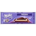 Tablete de Chocolate Triolade 280g - Milka