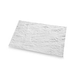 Tábua Retangular Stone 52,5 X 32,5 Cm Branco - Brinox