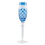 Taça Champagne Cristal Light Blue