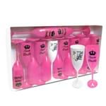 Taça Champanhe Luxo Pink 150ml Kit 16un