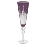 Taça de Champagne de Vidro Violeta 200ml