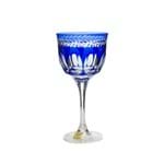 Taça de Cristal para Água Azul Escuro Sonata 520ml - Sonata - Mozart Cristais