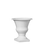 Taça Decorativa Cerâmica Romana Branca - 26cm