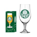 Taça Munique 380 Ml Palmeiras de Vidro Logo Cerveja