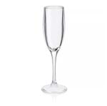 Taça para Champagne de Plástico Incolor 110ML - 28720