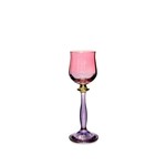 Taça para Licor de Cristal Nancy Pink/Ametist 70ml