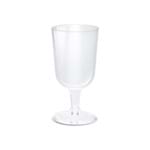 Taça Vinho Descartável C/ 6 210ml - Silver Plastic