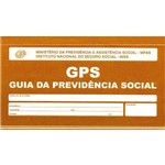 Talão Previdencial Social Carne Gps 12x2 Vias 185x110mm Sao Domingos Pacote com 10