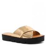 Tamanco Birken Zariff Shoes Flatform Dourado