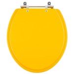 Tampa de Vaso Convencional/Oval Amarelo Vivo para Bacia de Todos os Fabricantes de Louças