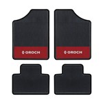 Tapete Automotivo - Oroch - Base Vermelha - Logo Renault