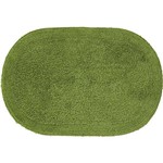 Tapete Color Verde Oval 40x60cm - Aroeira Home