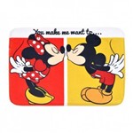 Tapete de Banheiro Soft Touch Mickey e Minnie