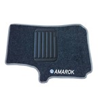 Tapete de Carpete Vw Amarok Personalizado Cab Simples