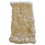 Tapete de Lã Natural Ovelha 1,00 X 0,50m