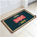 Tapete Decorativo Synth Decor 60x40cm Home Sweet Home