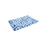 Tapete Kacyumara Decore Mosaic 60x90cm Azul-Marinho