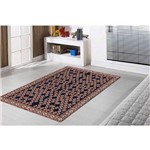 Tapete Persa Floral Dna Home Antiderrapante 100x140 Cm
