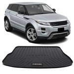 Tapete Porta Malas Bandeja Range Rover Evoque 2011 a 2018 Preto em PVC Impermeável 1 Peça Shutt
